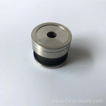 Soporte de puntos de vidrio de lijado de acero inoxidable